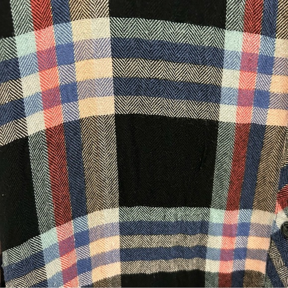 Rails Hunter Button Down Shirt Small black melon aqua - Picture 8 of 16